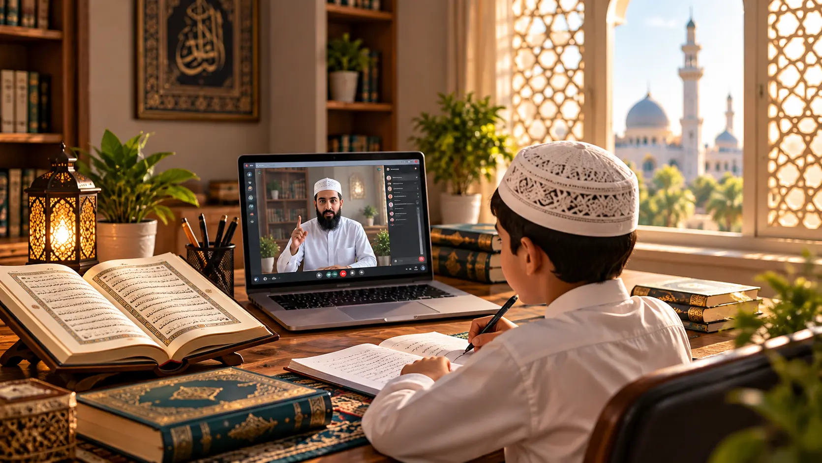 Quran and Islamic learning environment